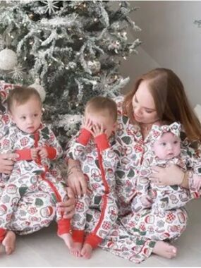 Caden Lane Christmas Cookie Bamboo Pajama Set